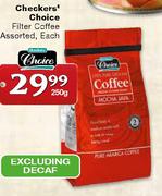Checkers' Choice Filter Coffee Assorted, Each-250g