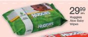 Huggies Aloe Baby Wipes-64's