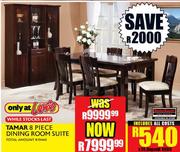 Tamar 8 Piece Dining Room Suite