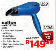 Salton Hairdryer-1800W SHD01