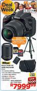 Nikon DSLR Twin VR Lens Package-D3200