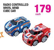 Radio Controlled Whirl Wind Cube Car-Each