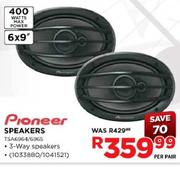 Pioneer 400 Watts Max Power,6"x9" Speakers-Per Pair