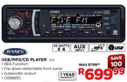 Jensen USB/MP3/CD Player-Each