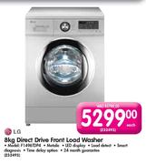 LG Direct Drive Front Load Washer (F1496TDP4)-8kg Each