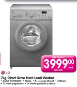 LG Direct Drive Front Load Washer (F1292QDP5)-7kg Each