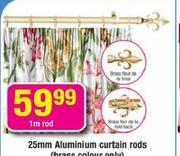 25mm Aluminium Curtain Rod-2.5m