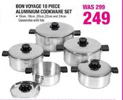 Bon Voyage 10 Piece Aluminium Cookware Set