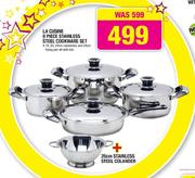 La Cusine 8 Piece Stainless Steel Cookware Set