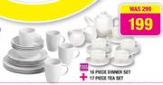Simple Choice 16 Piece Dinner Set + 17 Piece Tea Set