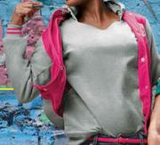 Ladies Baseball Jacket-Each