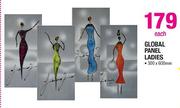Global Panel Ladies-300 x 600mm Each