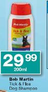 Bob Martin Tick & Flea Dog Shampoo-200ml