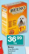 Beeno Dog Biscuits Assorted-1Kg Each