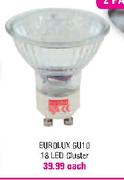 Eurolux GU10 18 LED Cluster-Each