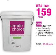  Simple Choice 20L PVA-Each