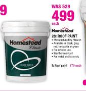 Homestead 20L Roof Paint-Each