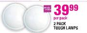 Simple Choice 2 Pack Touch Lamps-Per Pack