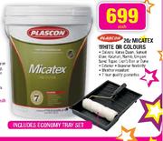 Plascon 20L Micatex White Or Colours-Each