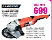 Black & Decker 2000W Grinder-Each