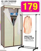 KD 1 Shelf Wardrobe-Each