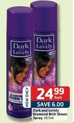 Dark & Lovely Diamond Rich Sheen Spray-265ml Each