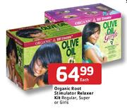 Organic Root Stimulator Relaxer Kit Regular, Super Or Girls-Each
