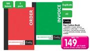 Crawley Pen Carbon Book-Per 5 Pack