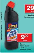 Jeyes Home Guard Liquid Assorted-750ml Each