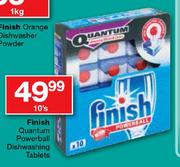 Finish Quantum Powerball Dishwashing Tablets-10's