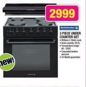 Kelvinator 3 Piece Under Counter Set-Each