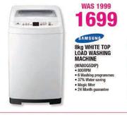 Samsung 8kg White Top Load Washing machine(WA80G5DIP)