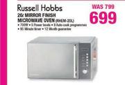 Russell Hobbs 20l Mirror Finish Microwave Oven(RHEM-20L)-Each