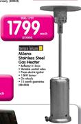 Milano Stainless Steel Gas Heater-Each