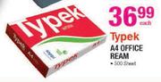 Typek A4 Office Ream 500 Sheet-Each