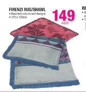 Firenzi Rug/Shawl-170x170cm Each