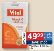 Vital Maxi C 1000mg-30's