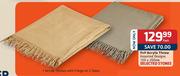 Pnp Acrylic Throw Assorted Designs-150X200cm Each
