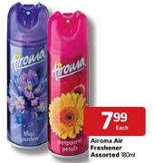 Airoma Air Freshener Assorted-180ml Each