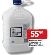  Pnp No Name All Purpose Cleaner-5Ltr Each
