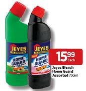 Jeyes Bleach Home Guard Assorted-750ml Each