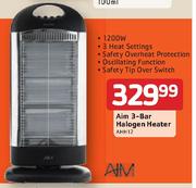 Aim 3-Bar Halogen Heater-AHH12