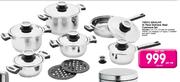 Tissou Bekaline 16 Piece Stainless Steel Cookware Set-Each