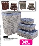 Home 4 Piece Willow And Laundry Set-Per Set