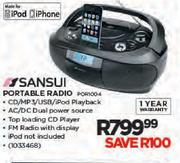 Sansui Portable Radio(POR1004)