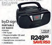 byD:sign Portable CD Radio(POR1003)