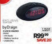 byD:sign Clock Radio(CR1000)