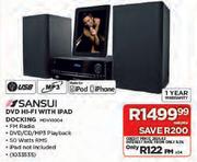 Sansui DVD HiFi With iPad Docking(MDVX1004)