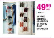 Mainspays 24 Pack Storage Organizer Or Fabric Shoe Organizer Each