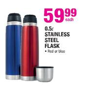 0.5ltr Stainless Steel Flask Each